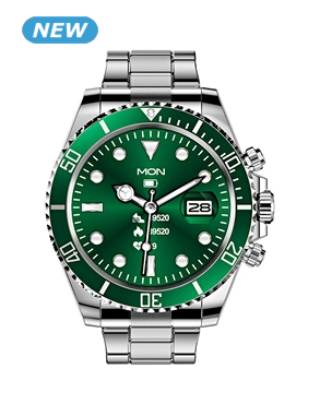 Smartwatch «Steel Smart Watch», aus Edelstahl, grün