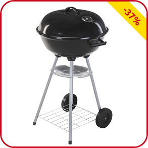 Holzkohlegrill, verchromt