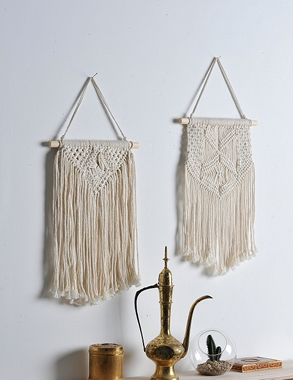 Wandbehang «Makramee», 2er-Set