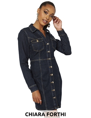 Chiara Forthi  Kleid , denimblau