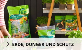 Erde, Dünger & Schutz