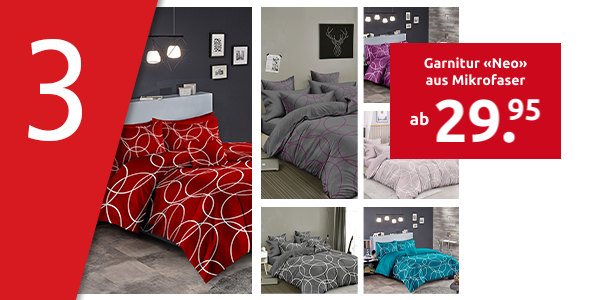 Garnitur «Neo» aus Mikrofaser