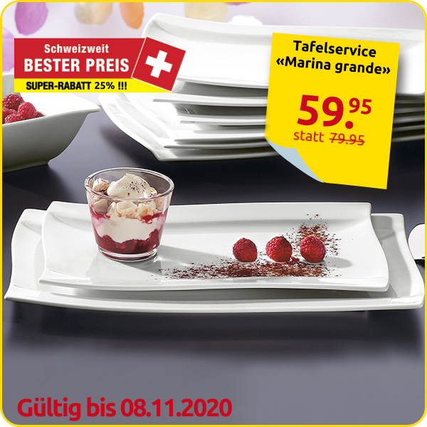 Tafelservice «Marina grande», 12-teilig