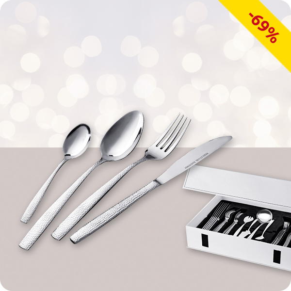 Besteckkoffer, weiss