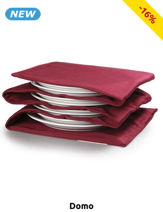 Domo Tellerwärmer «DO312B», max. 8 Teller, rot