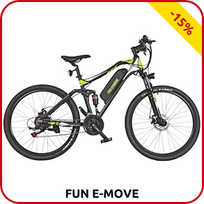 Elektrovelo Crossover «CD15», FUN E-MOVE, 21 Gänge