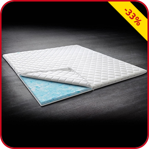 Matratzenauflage «Gel» 140 x 200 cm, mittlere Ausführung