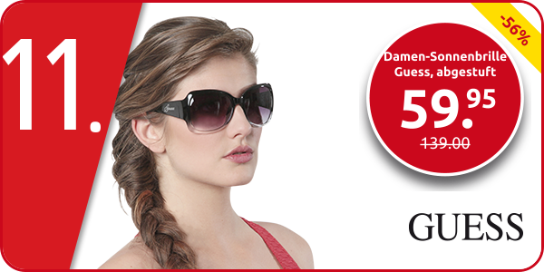Damen-Sonnenbrille Guess, abgestuft