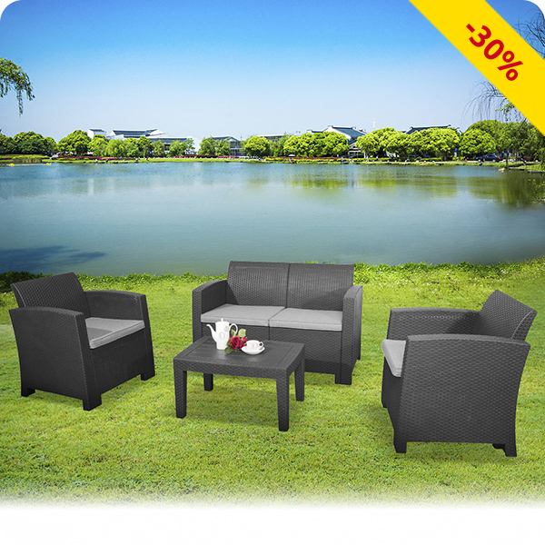 Gartenset «Mitsy», 4-teilig