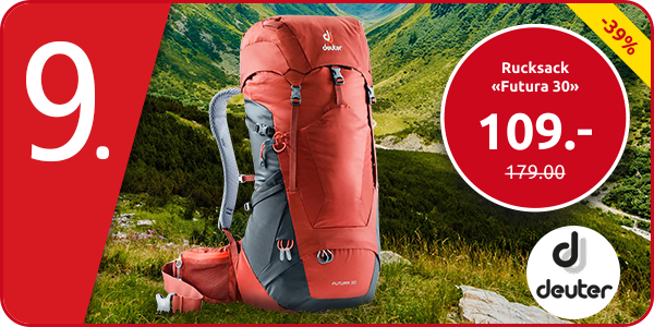 Rucksack «Futura 30» von Deuter, rot