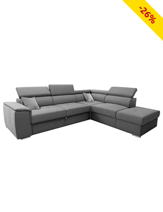 Schlaf-Ecksofa «Paris», Liegefläche 118 x 204 cm