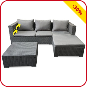 Gartenset «Andy», 3-teilig