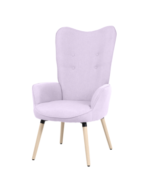 Sessel «Zaven», B 80 cm, rosa