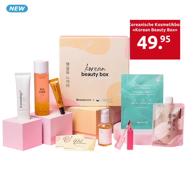 BeautyLove koreanische Kosmetikbox «Korean Beauty Box», 8-er Set