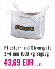 Pflaster- und Streusplitt 2-4 mm 1000 kg Bigbag