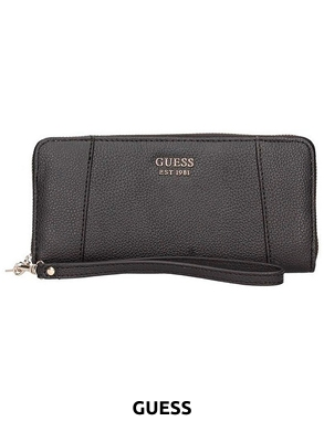 GUESS Portemonnaie «Naya in Schwarz