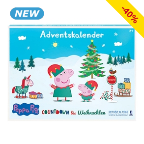 Adventskalender «Peppa Pig», 24 Spielfiguren