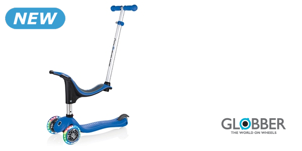 4-in-1 Dreirad Globber Go up, blau