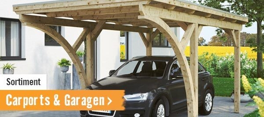 Carports und Garagen im HORNBACH Onlineshop