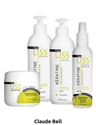 INSTITUT CLAUDE BELL Haarpflege-Set «Keratine», 4 Produkte