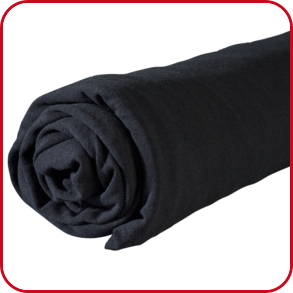 FIX-JERSEY SCHWARZ 100X200