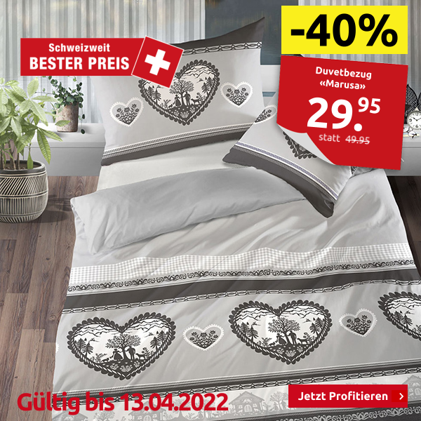 Duvetbezug «Marusa» 160 x 210 cm