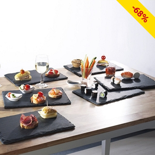 Schieferplatten, 6 Stück