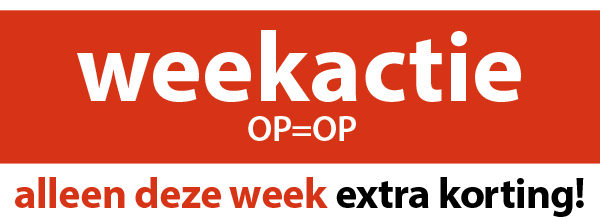 Bekijk onze weekacties, alleen deze week extra korting!