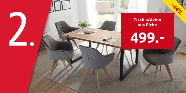 Tisch «Alvin» aus Eiche