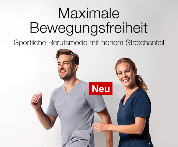 Maximale Bewegungsfreiheit - Sportliche Berufsmode mit hohem Stretchanteil