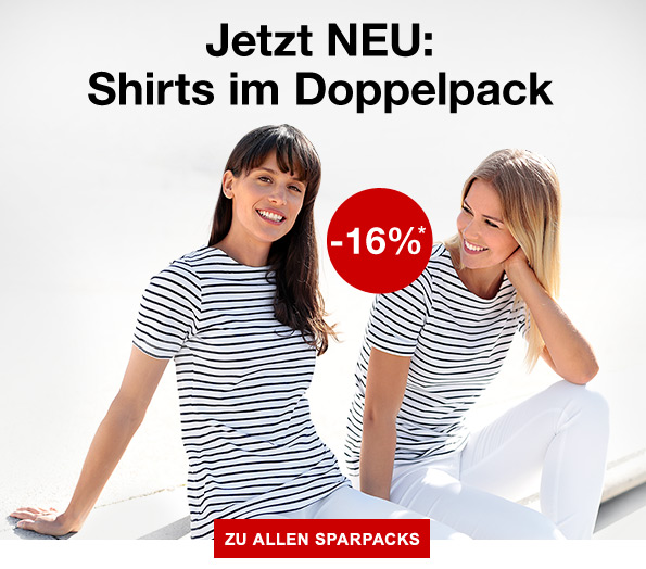 Jetzt NEU: Shirts im Doppelpack