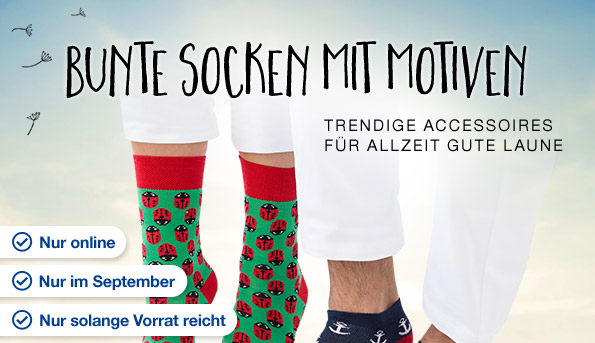 BUNTE SOCKEN MIT MOTIVEN - TRENDIGE ACCESSOIRES FÜR ALLZEIT GUTE LAUNE