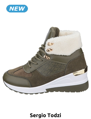 Sergio Todzi Damensneakers, knöchelhoch, khaki