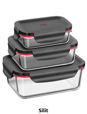 Aufbewahrungsschüssel, 3 Stück im Set