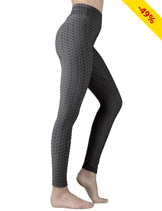Sport-Leggings, formend, dunkelgrau