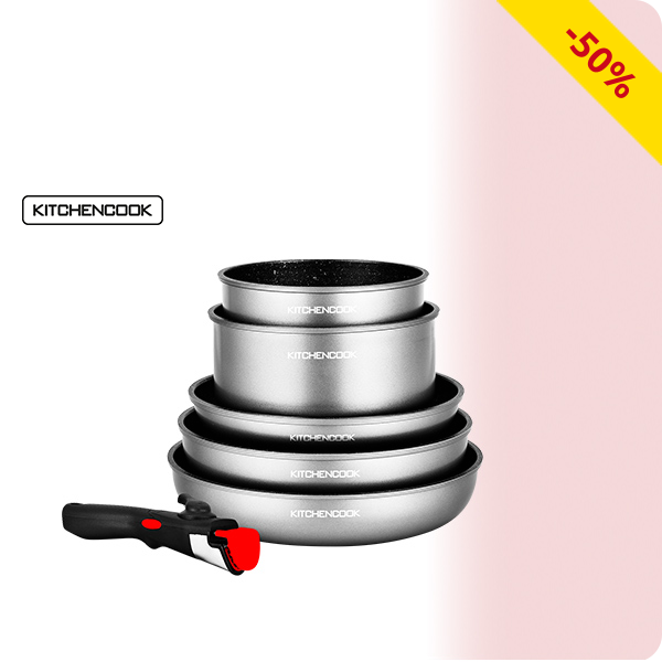 KITCHENCOOK Pfannenset, 6-teilig