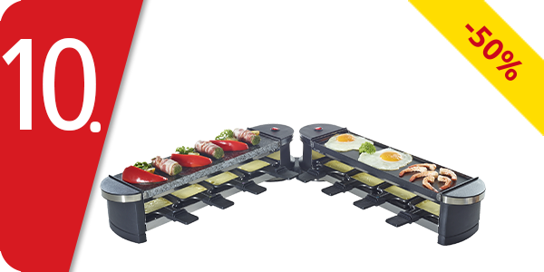 Raclettegerät/Drehgrill 3 in 1