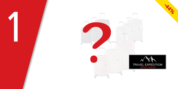 TRAVEL EXPEDITION Koffer «Ibiza», 3er-Set, silber