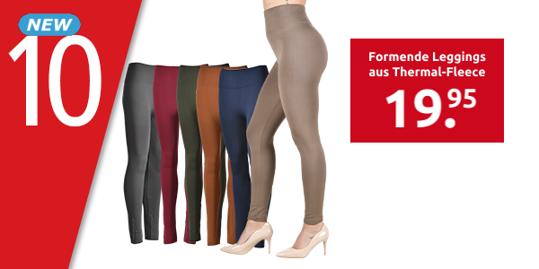 Formende Leggings mit wärmender Innenseite aus Thermal-Fleece