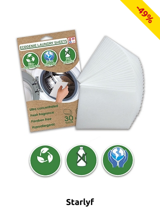 Starlyf Ökologische Waschstreifen, 30 Stück