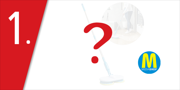 Floating mop «Hurricane», ca. 90 Min Autonomie