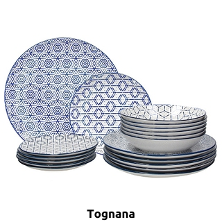 Tognana Kombiservice «Down Town», 18-teilig für 6 Personen