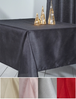 Tischdecke «Silk», elfenbein