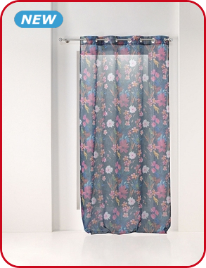 Vorhang «Paradise», 140 x 240 cm, blau