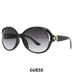 GUESS Grosse Sonnenbrille, schwarz