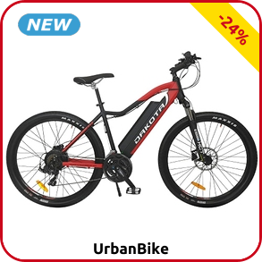 UrbanBike Elektrovelo «Dakota», rot, Rad 29"
