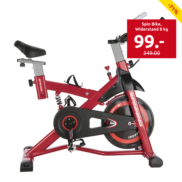 Spin Bike, Widerstand 8 kg