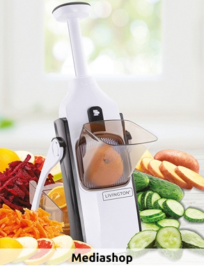 Livington Gemüsehobel «Turbo cut», klappbar, 43,7x15,7x10,8 cm