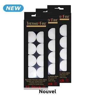 Nouvel Leistungsstarke Kerzen «Thermo Fire», Set, 3 x 12 Stück
