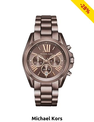 Michael Kors Chronograph «Bradshaw», dunkelbraun